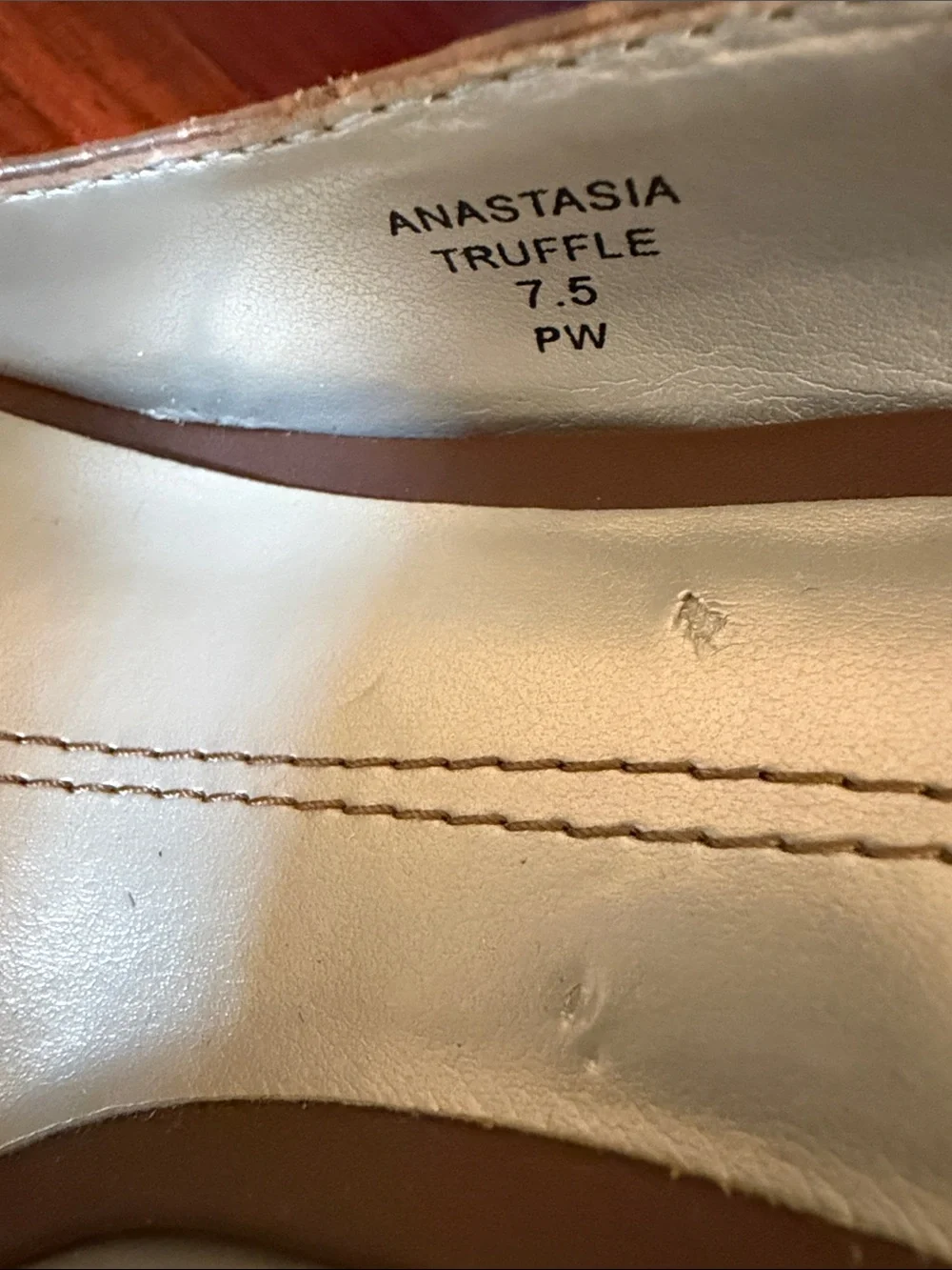 DKNY Metallic Rose Gold Peep-Toe Slingback Heels